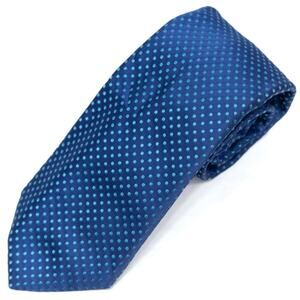 Ted Baker Blue Polka Dot 100% Silk Necktie